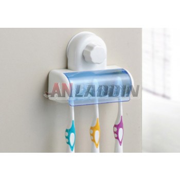 Dustproof suction cup toothbrush holder