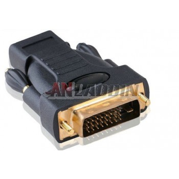 DVI Male to HDMI Female / HD video signal cable adapter