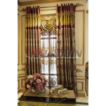 European style embroidered curtains