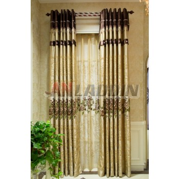 European style exquisite embroidered curtains