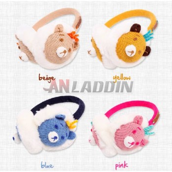 Fashion new cute teddy bear children earmuffs baby warm earmuffs