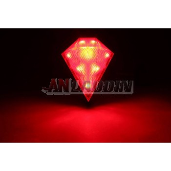 Gem rechargeable laser line Bicycle taillights