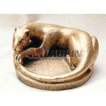 Golden Jaguar ashtray