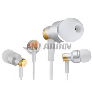 HIFI Stereo Wire Control Earphones with microphone