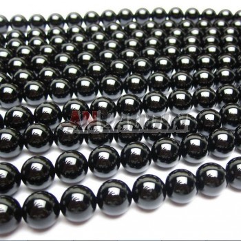 High-end black agate beads chain