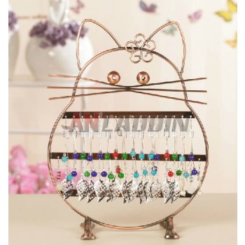 High-grade lovely cat jewelry display shelf
