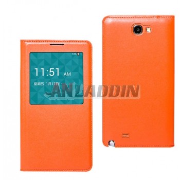 leather case  for Samsung note2