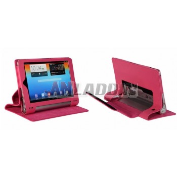 leather case with stand for Lenovo b6000