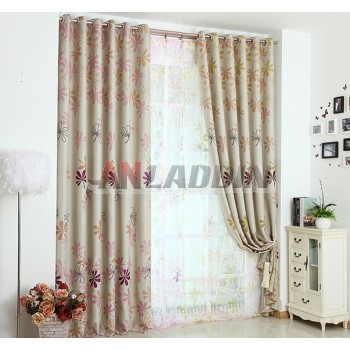 Little flowers minimalist curtains