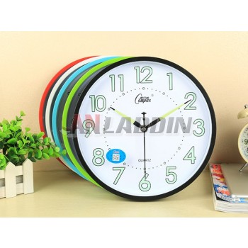Luminous 10 inch children's room wall clock