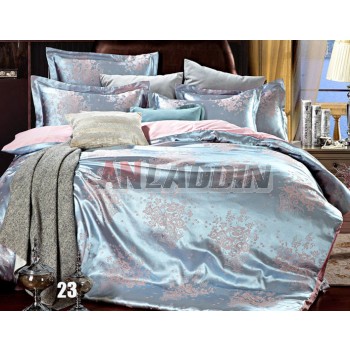 Luxury cotton satin series 4pcs bedding sheet set