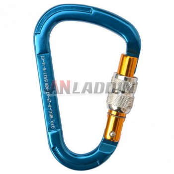 Magnesium alloy D-shaped quickdraw carabiner