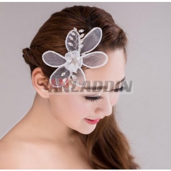 Magnolia flower Bridal hair accessories