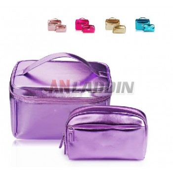 Make-up portable cosmetic box two-piece