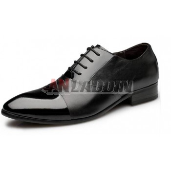 Men's business low cut leather shoes