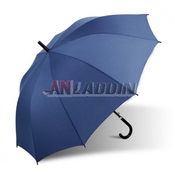 Men's semi - automatic curved handle umbrella