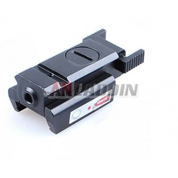 Mini 11-20mm Black Gun Mount Red Laser Sight