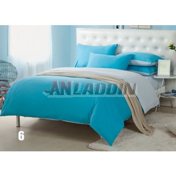 Minimalist cotton series 4pcs bedding sheet set