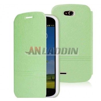 Mobile phone leather case for ZTE N919 / N919D