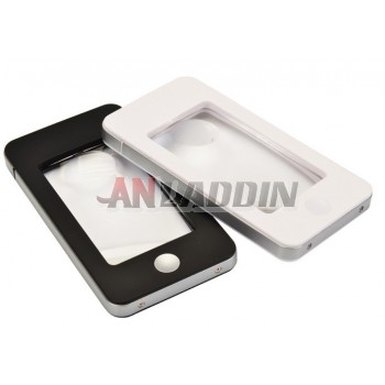 Mobile phone styles 5X handheld magnifier