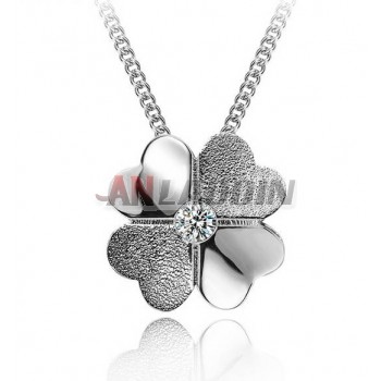 Ms. Silver Clover Necklace