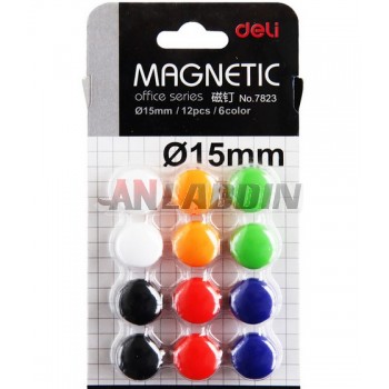 Multi-colored whiteboard magnetic nail