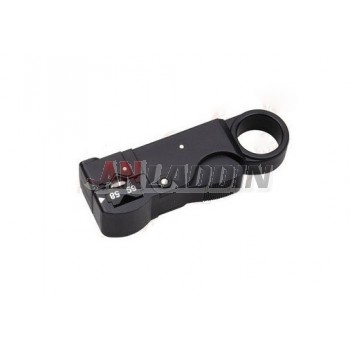 Multi-function cable stripping knife