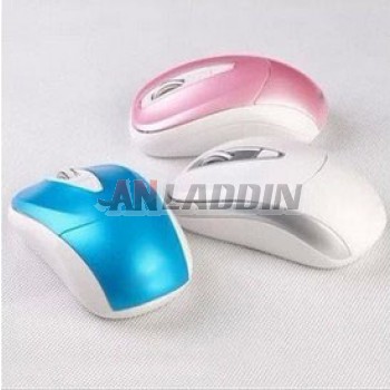 Multicolor Wireless Optical Mouse