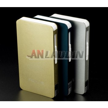 Multifunctional aluminum cigarette case with windproof lighter