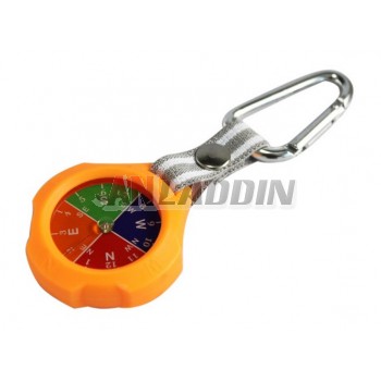 multifunctional mini compass with hanging buckle