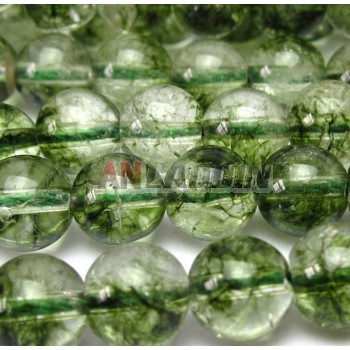 Natural crystal add color beads chain 