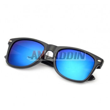 New classical dazzle colour reflective sunglasses