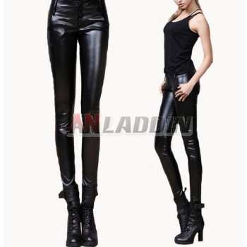 New style PU leather leggings