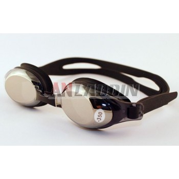 Non-slip silicone swimming goggles with diopter