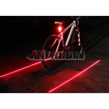 Parallel line laser taillight for Bicycle