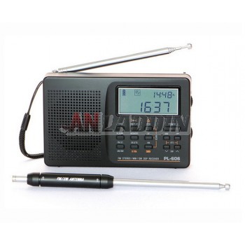 PL-606 full-band portable radio