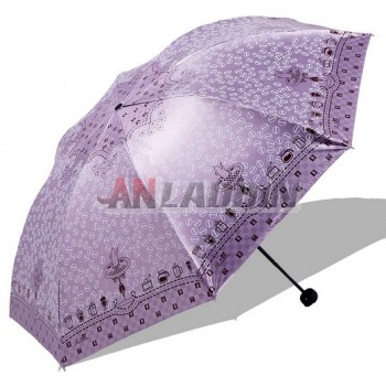 Printing UV protection sun umbrella
