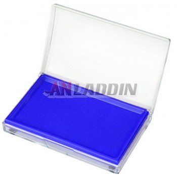 Quick-drying rectangular blue ink pad