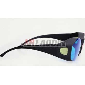 Red and blue 3d glasses / PC TV HD stereoscopic movies