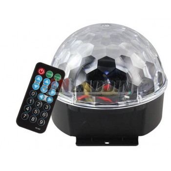 Remote control six-color crystal ball stage laser lights