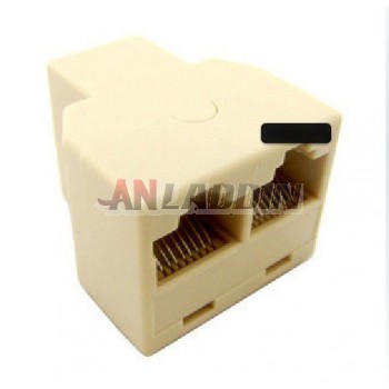 RJ45 cable 1 to 2 adapter / RJ45 network cable splitter