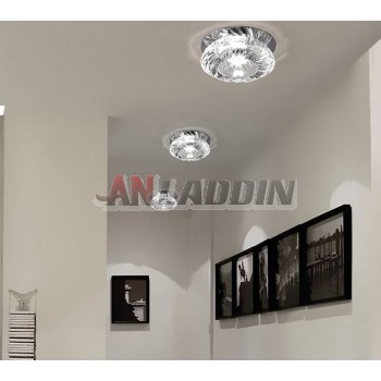 Round Crystal 3W LED ceiling lights