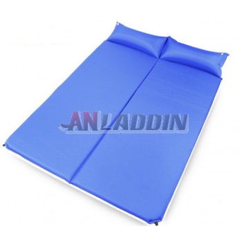 Self-inflating thickening camping mat for tent
