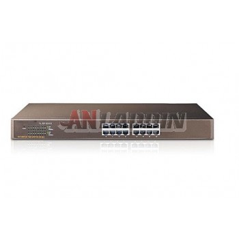 SF1016S 16 Port Fast Network Switch / steel rack