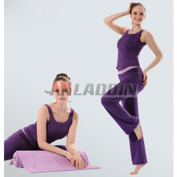 Sleeveless dancing yoga clothes suit