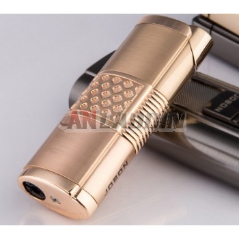 Small plaid alloy windproof lighter