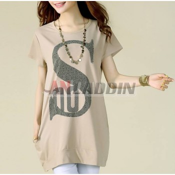 Spring and summer women's loose short-sleeved t-shirt