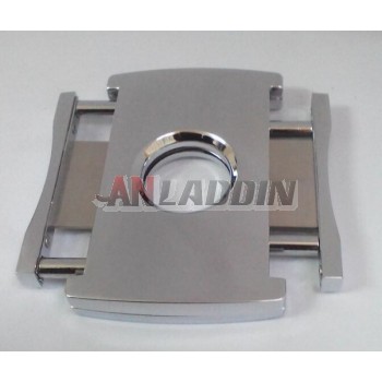 Square stainless steel cigar cutter