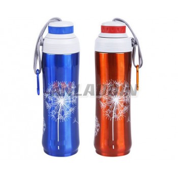 Stainless steel thermal insulation sports bottle