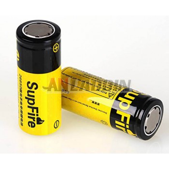 SupFire 3.7V rechargeable 26650 lithium battery